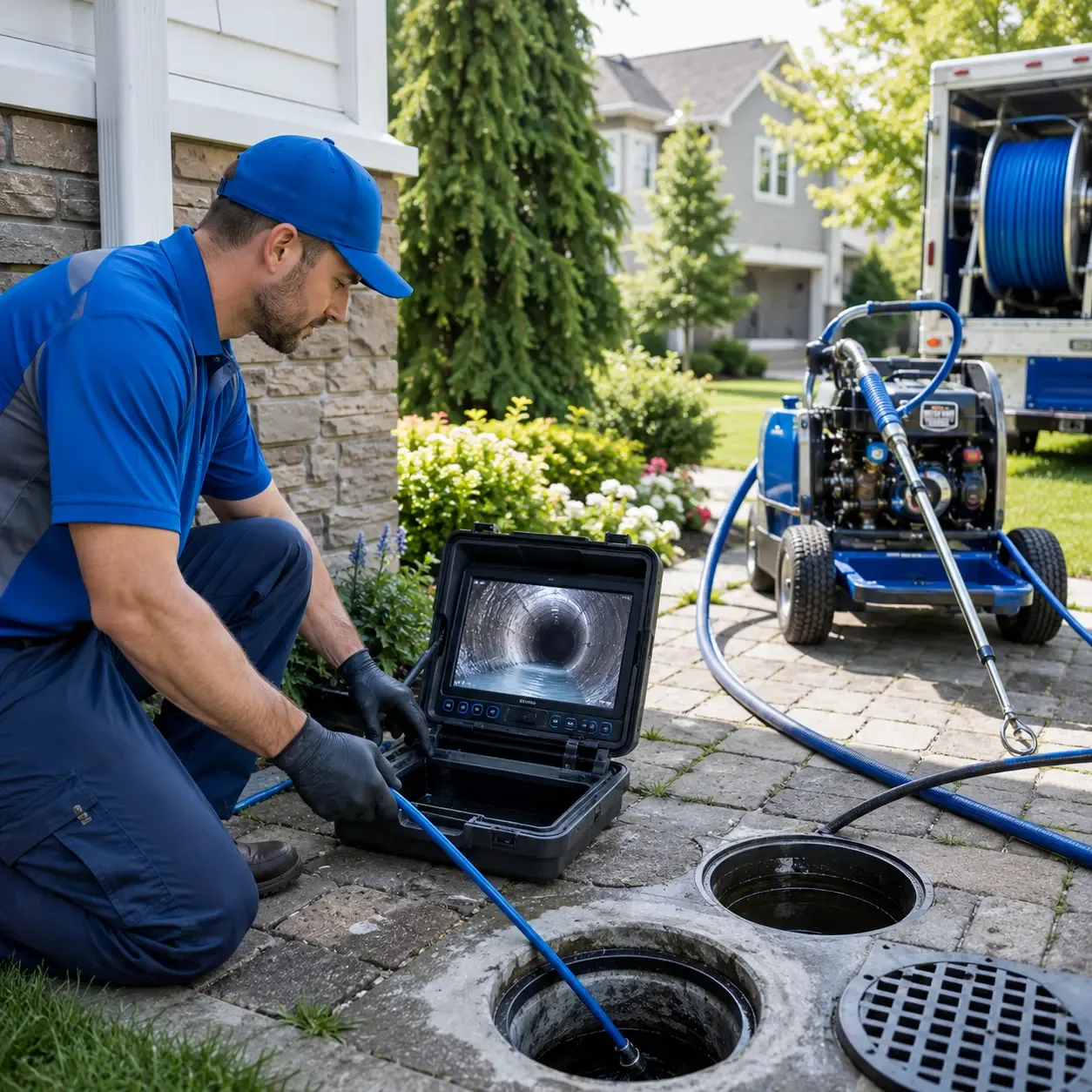 Outdoor drain cleaning professionals serving Harrisville, RI
